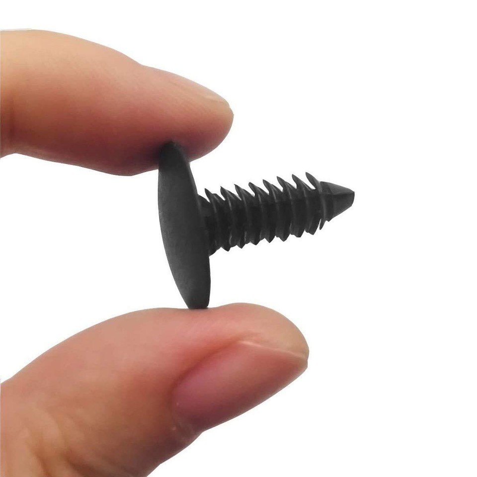 200X Bumper Fastener Clips Auto Car Hole Plastic Rivets Retainer Fender Push Pin - Foto 2