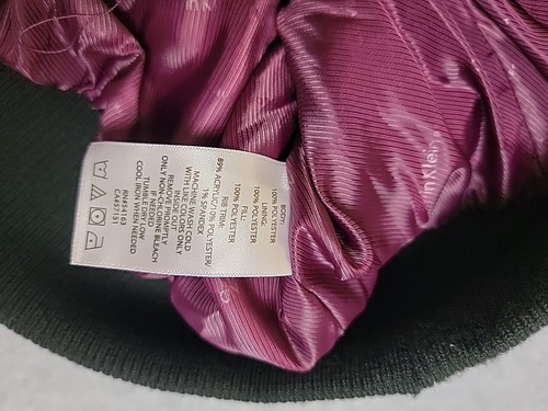 Calvin Klein Performance Vest Womens 0X Purple Packable Full Zip Down Preppy NEW - Picture 9 of 14