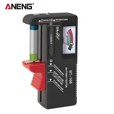 Battery Tester Checker Universal For AA AAA C D 9V 1.5V Button Cell Batteries US