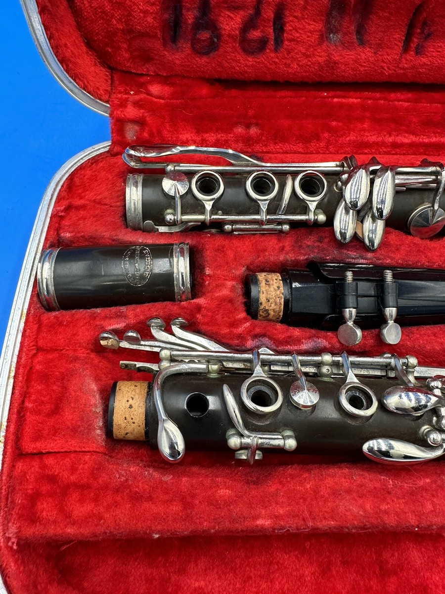 Vintage Evette By Buffet Clarinet W/ Hard Case Paris France