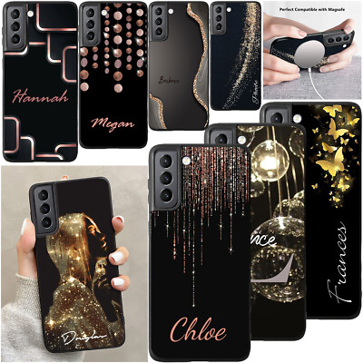 Bling Personalised Case Soft Phone Cover For Samsung Galaxy S24 S23 Plus S22 S25