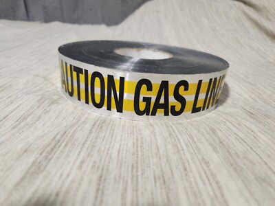 Empire Yellow Detectable Warning Tape in ''Caution Gas Line Below'' in 3''x 1000'