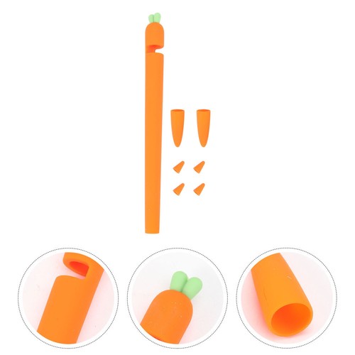 Carrot Protective Cover Pencil Protection Shockproof Silicone Sleeve - 第 13/33 張圖片