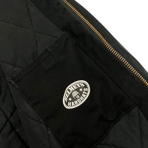 Giacca Carhartt Active vintage J140 nera foderata trapuntata uomo XL made in USA - Foto 11 di 20