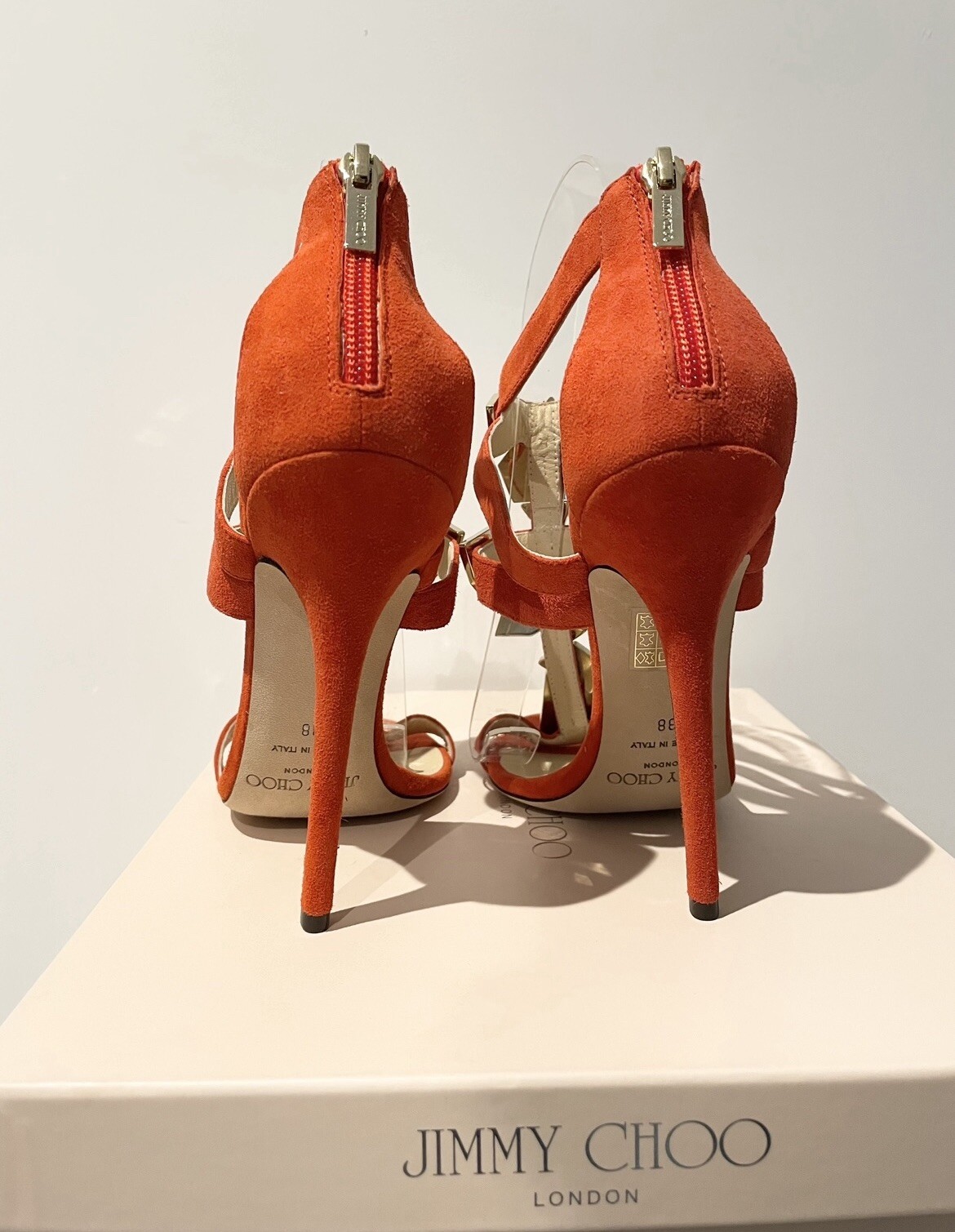 Jimmy Choo Colada Flame Sandals With Cocktail & Swarovski Stones - BNIB - RARE image 4
