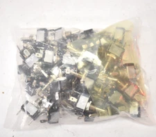 Lot of 50 Carling Technologies Toggle Switch SPST 2 Connection Off/On 12A 250VAC