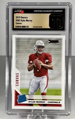 2019 Donruss #302 Kyler Murray Cavas RATED ROOKIE CGC Pristine 10