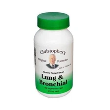 Dr. Christopher's Lung & Bronchial Medicinal herb Capsule   Exp. 02/2030