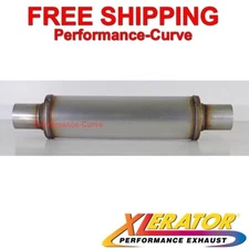 Xlerator Performance Muffler / Resonator Stainless 2.25" - 4" Round XS0445