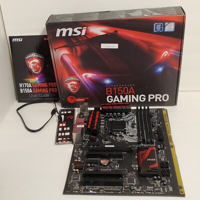 MSI B150A Gaming Pro Motherboard Part or repair 