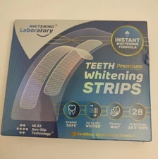 Whitening Laboratory Teeth Premium 28 Whitening Strips Mint Flavor Sealed