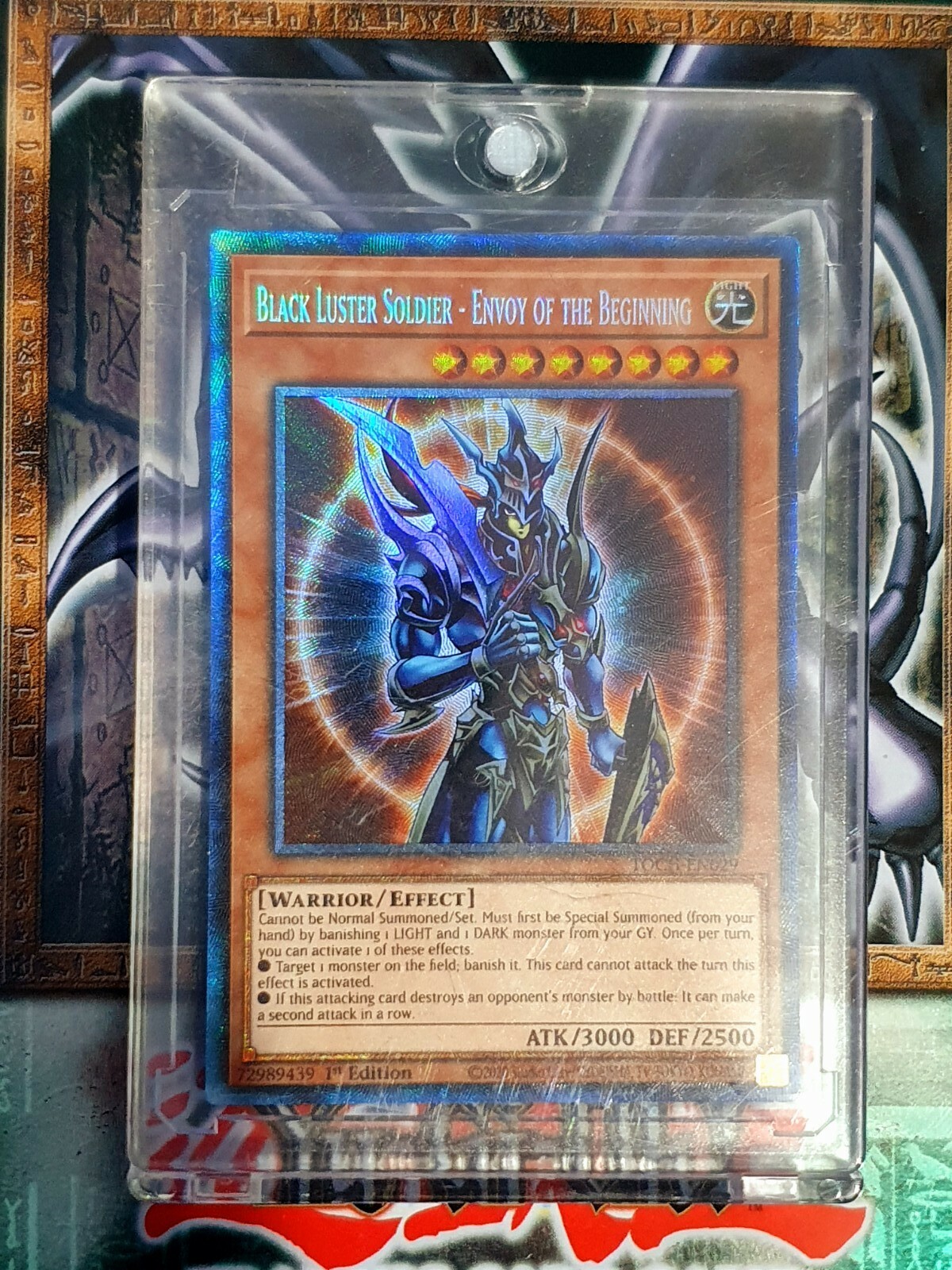 Black Luster Soldier Envoy of The Beginning TOCH EN029 COLLECTOR RARE-1st Ed NM