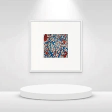 Original acrylic on canvas 1 inch canvas, Sustained weaving of depth & color