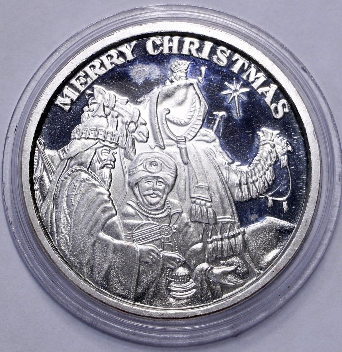 キャット　シルバー　1998 1oz硬貨 1998 Merry Christmas 1oz .999 Silver #0925 | eBay