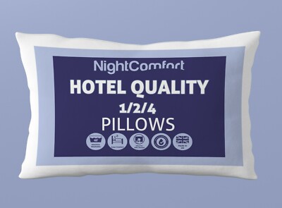Luxus Hotel Qualität Kissen extra gefüllt - Rebounce Hohlfaser 1er, 2er, 4er Pack