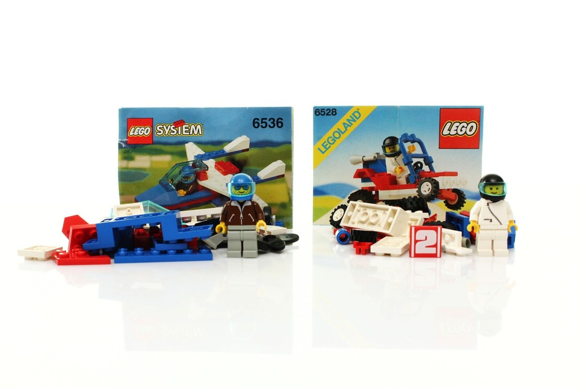 Lego Classic Town Set 6528 Sand Storm Racer + 6536 Aero Hawk 100