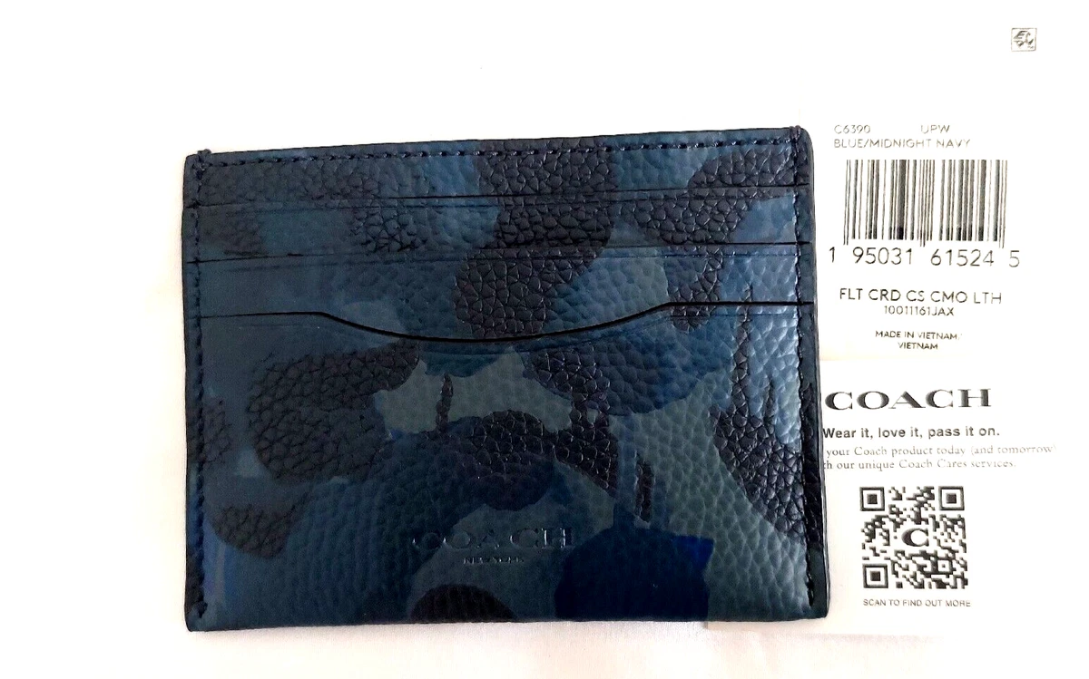 Coach flat card case new arrivals