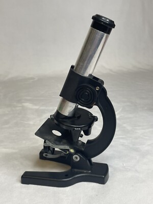 Microscope Vintage Gilbert Original Box with Handle MIRROR MISSING