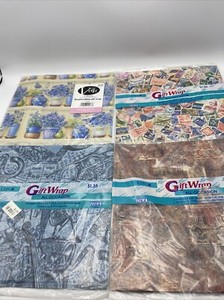 Gift Wrap Cleo And Voila Wrapping Paper Vintage Floral Classical Stamps Columns