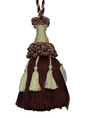 Conso Empress 22010 V09 NATURAL DUSTY GRAPE ROSE PINK 5.5'' Decorative Tassel 