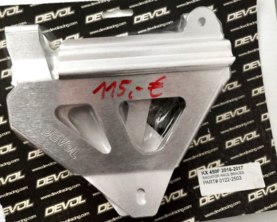 Devol 0122-2503 Kühlerstreben KX450F 16-17 Radiator Braces 1901-0558