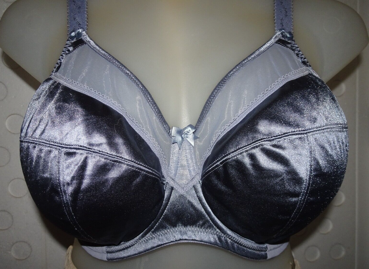 GODDESS GD6090 Keira Banded Underwire Bra 38I Gray (Blue