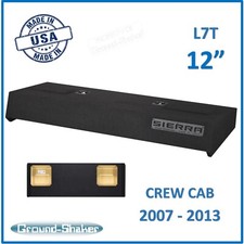 Gmc Sierra Crew-Cab 2007-2013 12" Sub Box Subwoofer Enclosure For Kicker L7T