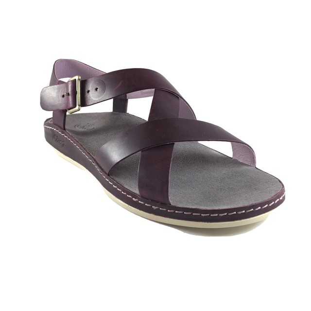 Chaco Wayfarer Sandal Leather Fig Color US 9m - Women for sale online | eBay