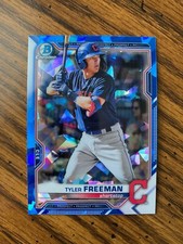 BCP-119 Tyler Freeman - 2021 Bowman Chrome Sapphire Base Refractor Prospect