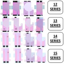 For iPhone X XS XR 11 12 13 14 15 Pro Max Plus Battery Adhesive Tape Strips x3