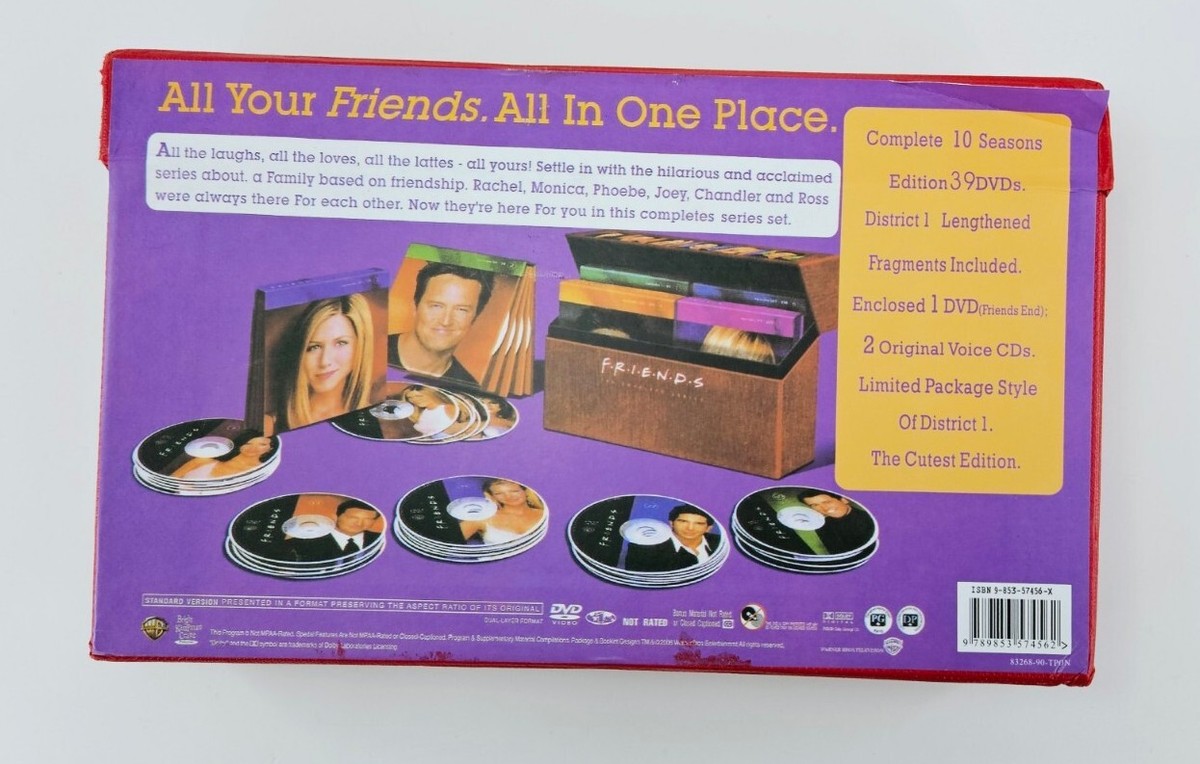 FRIENDS The Complete TV Series Collection DVD 40 Disc Red Box Set