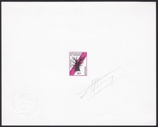 Senegal ScO14 Baobab Tree, Signed Die Proof 1