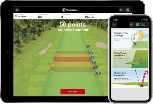 FlightScope Mevo tragbarer Golf Launch Monitor & Schwingtrainer + Golf Swing Daten - Bild 4 von 13
