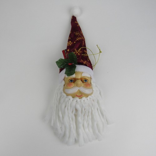 Christmas Santa Claus Face Head Ornament Tree Decoration Hanging Ornaments - Picture 8 of 16