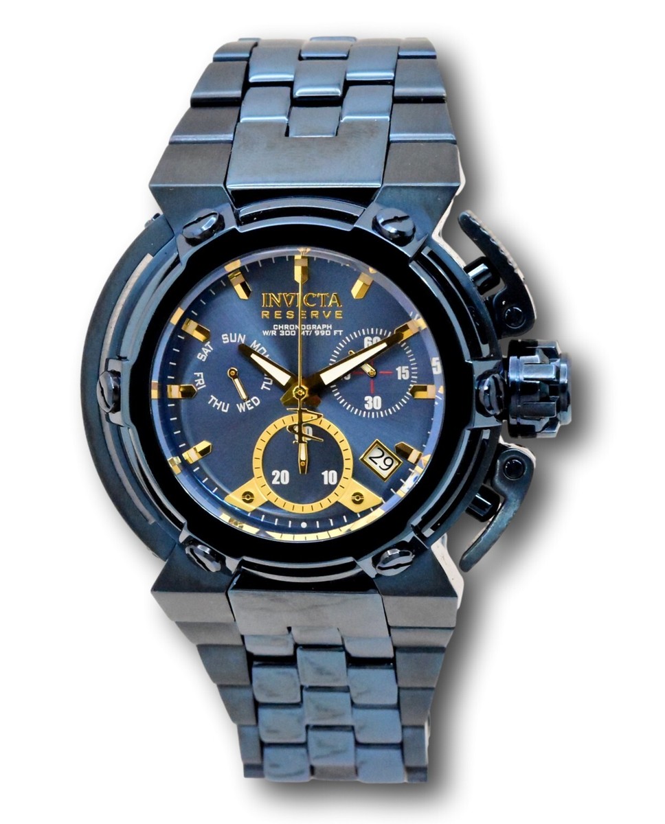 Invicta Reserve X-Wing BLUE Label Men's 46mm Swiss Chrono Watch