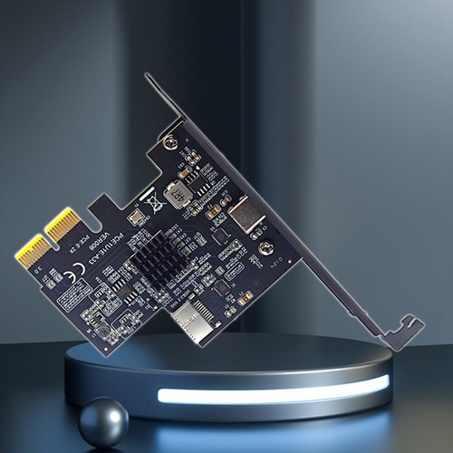 PCI-Express X2 to Type-E + Type-C Expansion Card USB3.2 GEN2 10Gbps ASM31423417 - Afbeelding 5 van 7