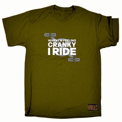 Radfahren RLTW When Im Feeling Cranky - lustiges Herren-T-Shirt Neuheit T-Shirt Tshirts