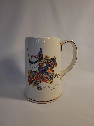 Vintage Sadler England Pottery Mug Tankard Sir Harry Hotspur Percy Knight
