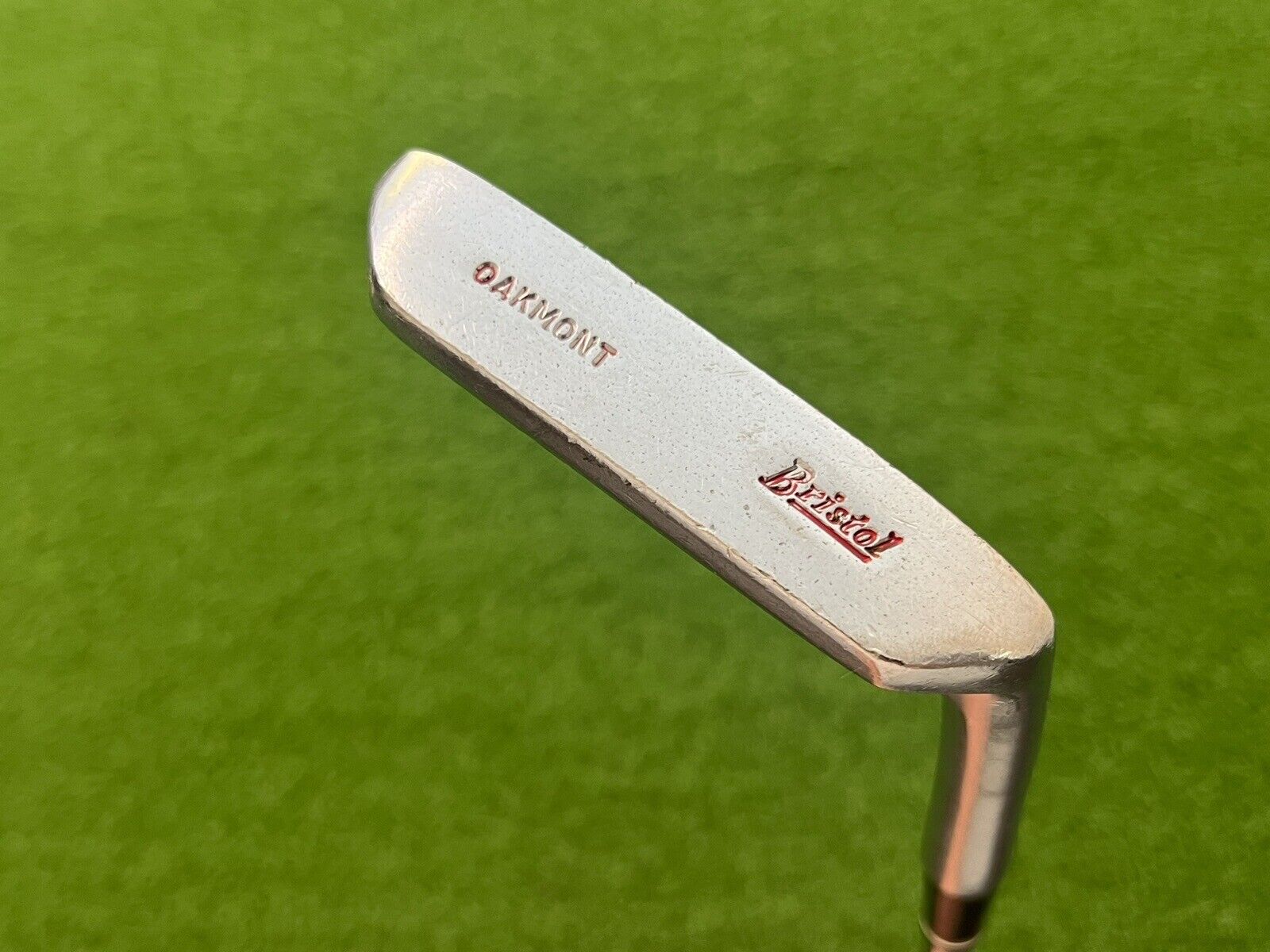 BRISTOL OAKMONT PUTTER Classic Heel Shafted Blade Right Handed Leather Grip 35"