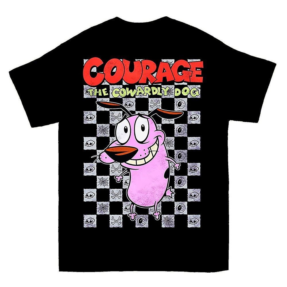 Rare Courage the Cowardly Dog Cartoon T-shirt S to 5XL BA253 FREE SHIPPING