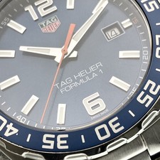 TAG HEUER Formula 1 Date WAZ1010 Quartz Blue Dial 4