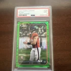 2024 Topps Chrome - Rookies Bo Nix #206 Green Sonar/99 (RC)