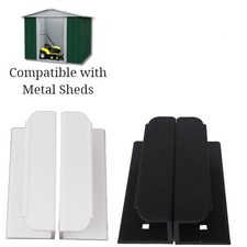 2x Replacement Door Handles Compatible with Yardmaster Outsunny Metal Shed UK