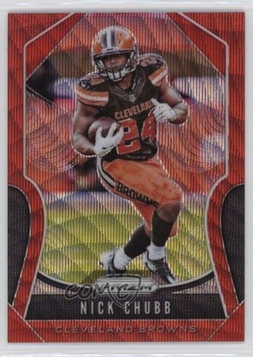 2019 Panini Prizm Red Wave Prizm /149 Nick Chubb #89 0a6