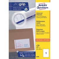 Universal-Etikxmm Weiß Etiketten Papier Klebeetiketten Avery Zweckform 3478