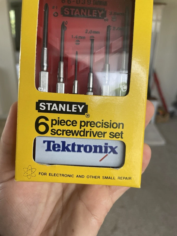 NEW STANLEY 66-039 6 PC Precision Screwdriver Set Phillips And Flathead - Image 2 of 4