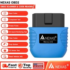 NEXAS NexLink OBD2 EOBD Bluetooth Auto Diagnostic Code Reader for IOS Android