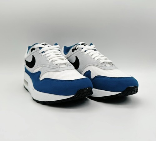 Zapatillas Nike Air Max 1 blancas negras Deep Royal Blue EU37,5 FD9082-100 - Imagen 2 de 4