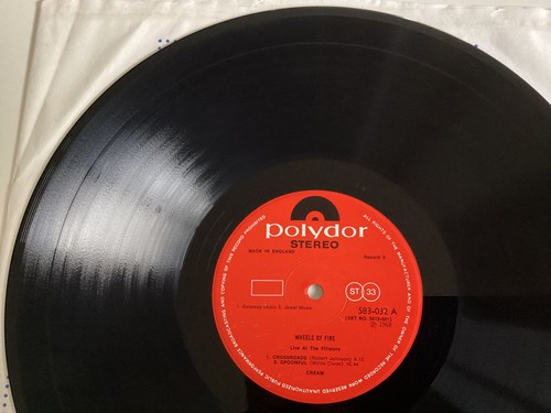 Cream wheels of Fire VINYL DOUBLE LP 1968 original A2 B1 press, Eric Clapton (N - Picture 5 of 8