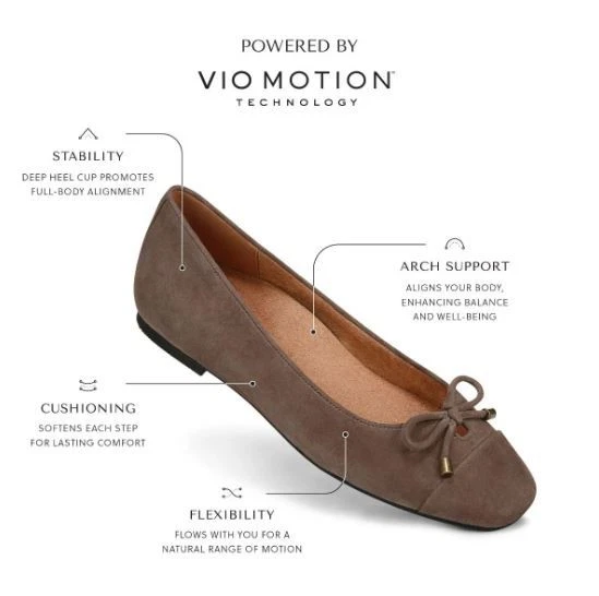 Vionic Klara Ballet Flat Women’s Arch Support Orthotic Comfort Shoe - Image 4 of 4